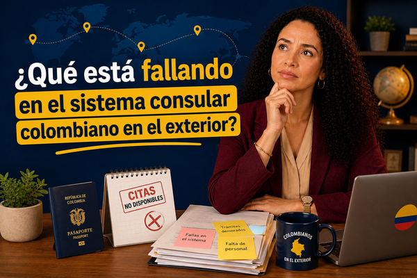 ¿Qué está fallando en el sistema consular colombiano en el exterior?
