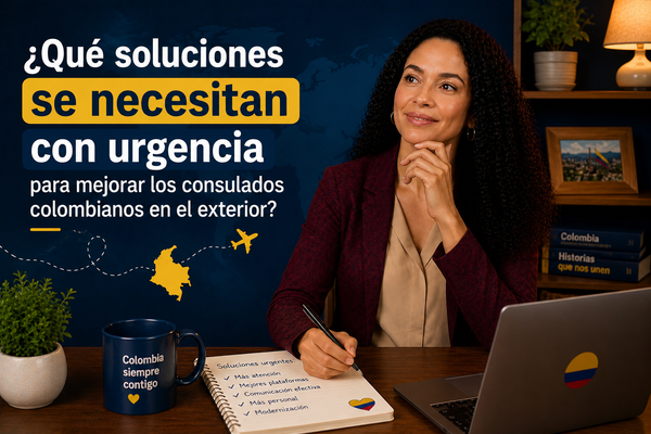¿Qué soluciones se necesitan con urgencia para mejorar los consulados colombianos en el exterior?