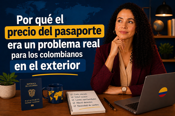Por qué el precio del pasaporte era un problema real para los colombianos en el exterior