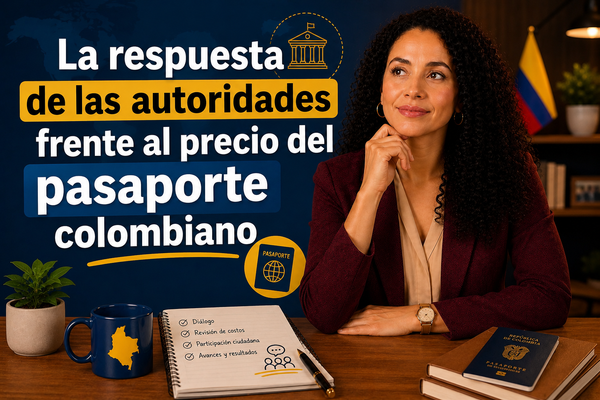 La respuesta de las autoridades frente al precio del pasaporte colombiano
