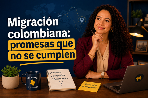 Migración colombiana: promesas que no se cumplen
