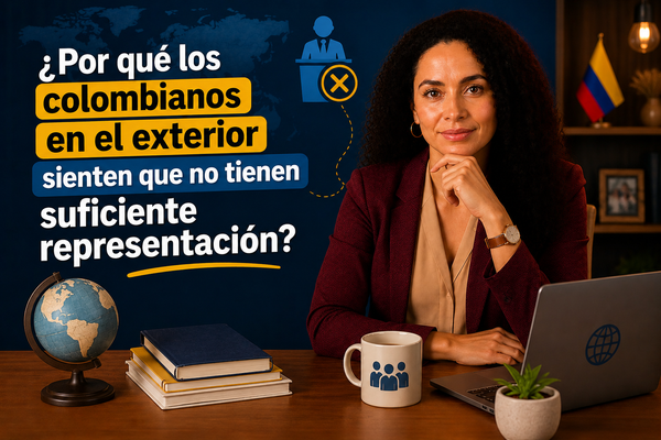¿Por qué los colombianos en el exterior sienten que no tienen suficiente representación?