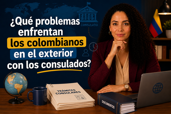 ¿Qué problemas enfrentan los colombianos en el exterior con los consulados?