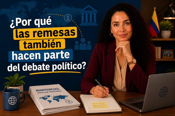 ¿Por qué las remesas también hacen parte del debate político?