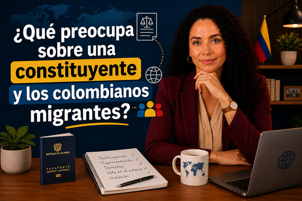¿Qué preocupa sobre una constituyente y los colombianos migrantes?