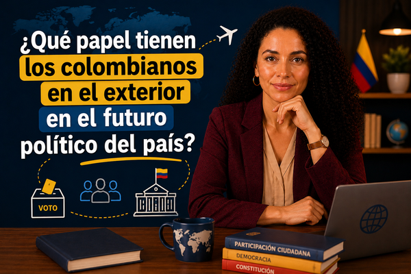 ¿Qué papel tienen los colombianos en el exterior en el futuro político del país?