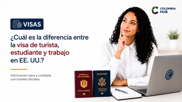 ¿Cuál es la diferencia entre la visa de turista, estudiante y trabajo en EE. UU.?