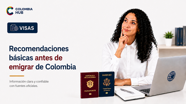 Recomendaciones básicas antes de emigrar de Colombia