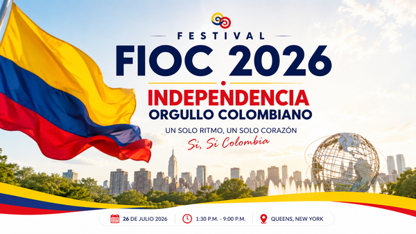 Festival Independencia Orgullo Colombiano FIOC 2026 en Nueva York