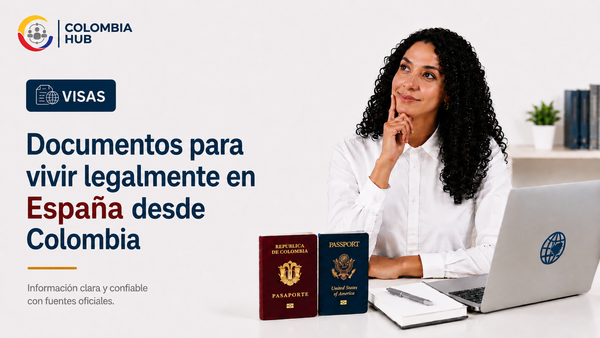 Documentos para vivir legalmente en España desde Colombia