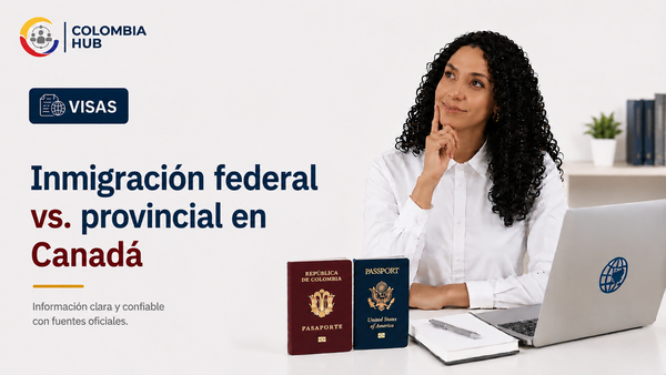 Inmigración federal vs. provincial en Canadá