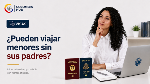 ¿Pueden viajar menores sin sus padres?