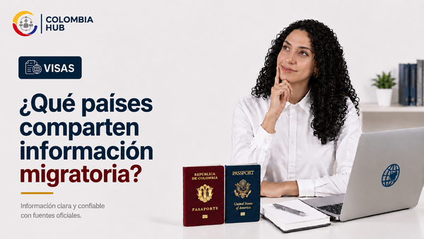 ¿Qué países comparten información migratoria?