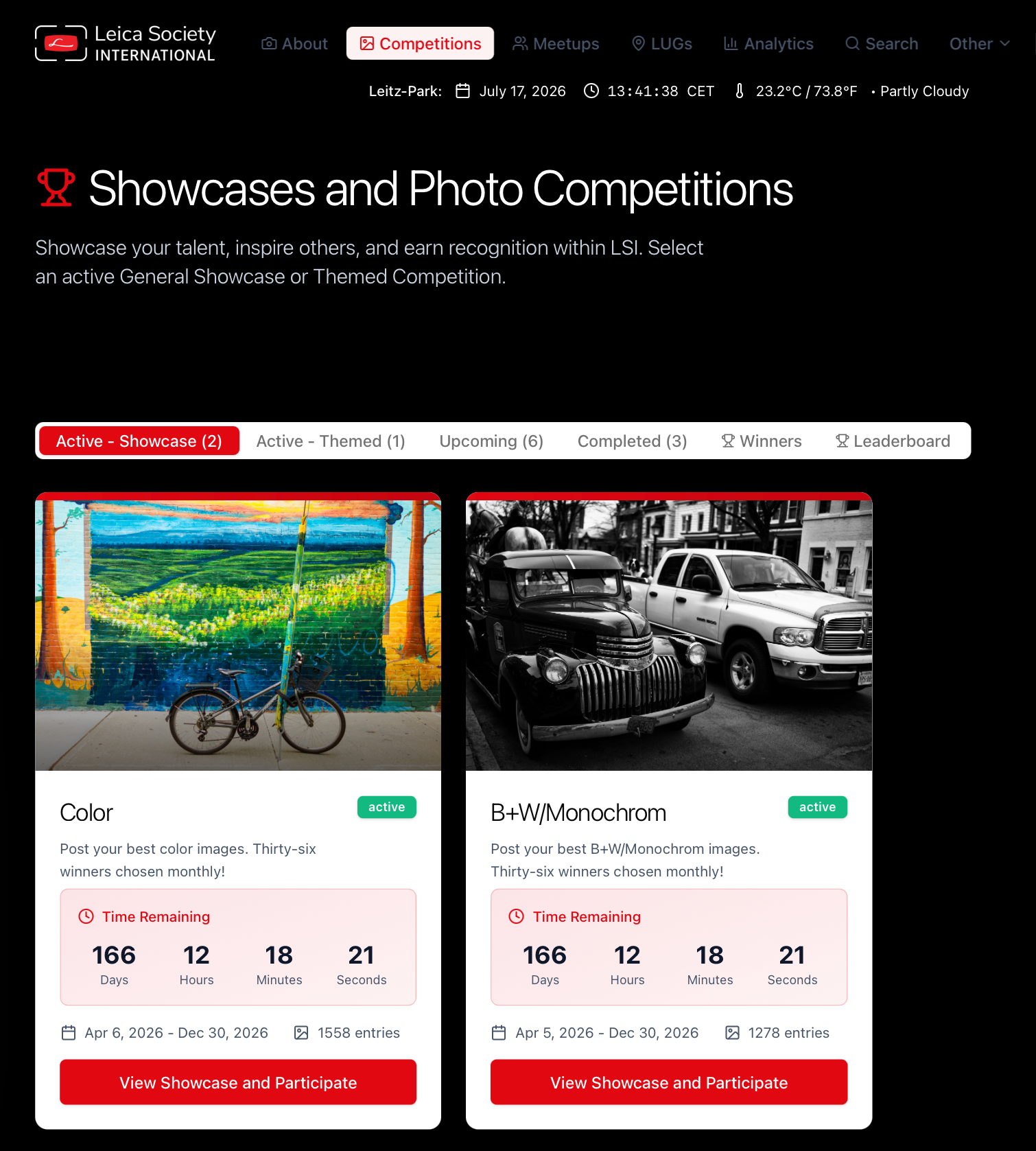 A view of the LSI Connect webpage