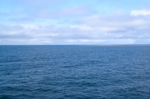 Ocean with waves.