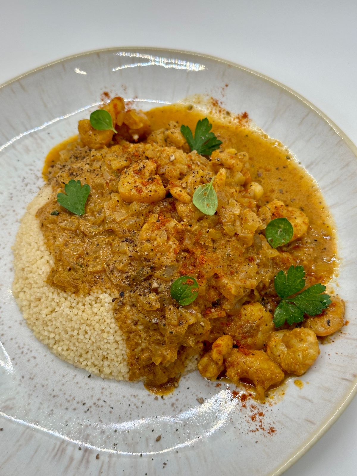 Curry di gamberetti