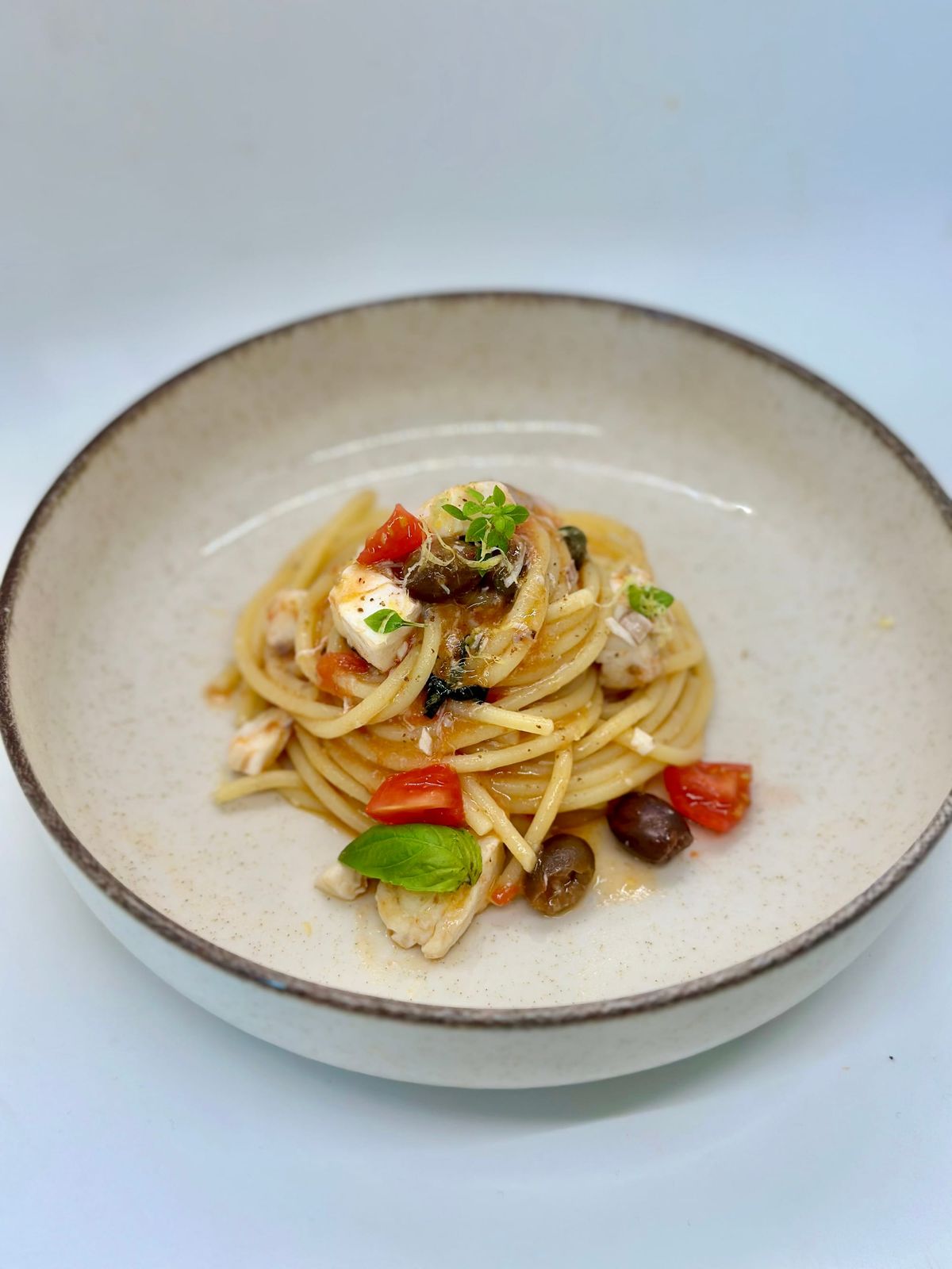 Pasta con Orata e Pomodorini