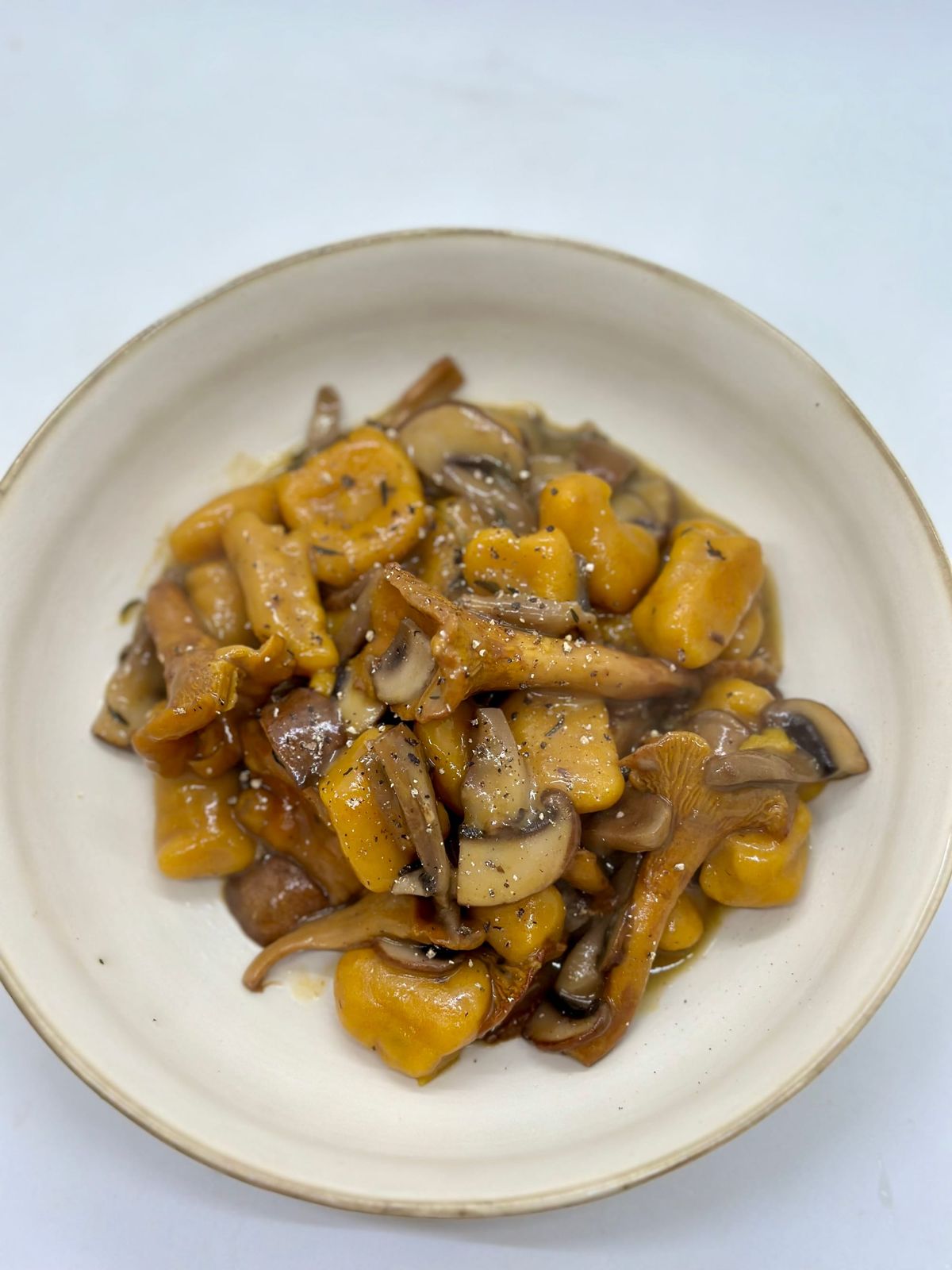 Gnocchi di zucca ai Funghi
