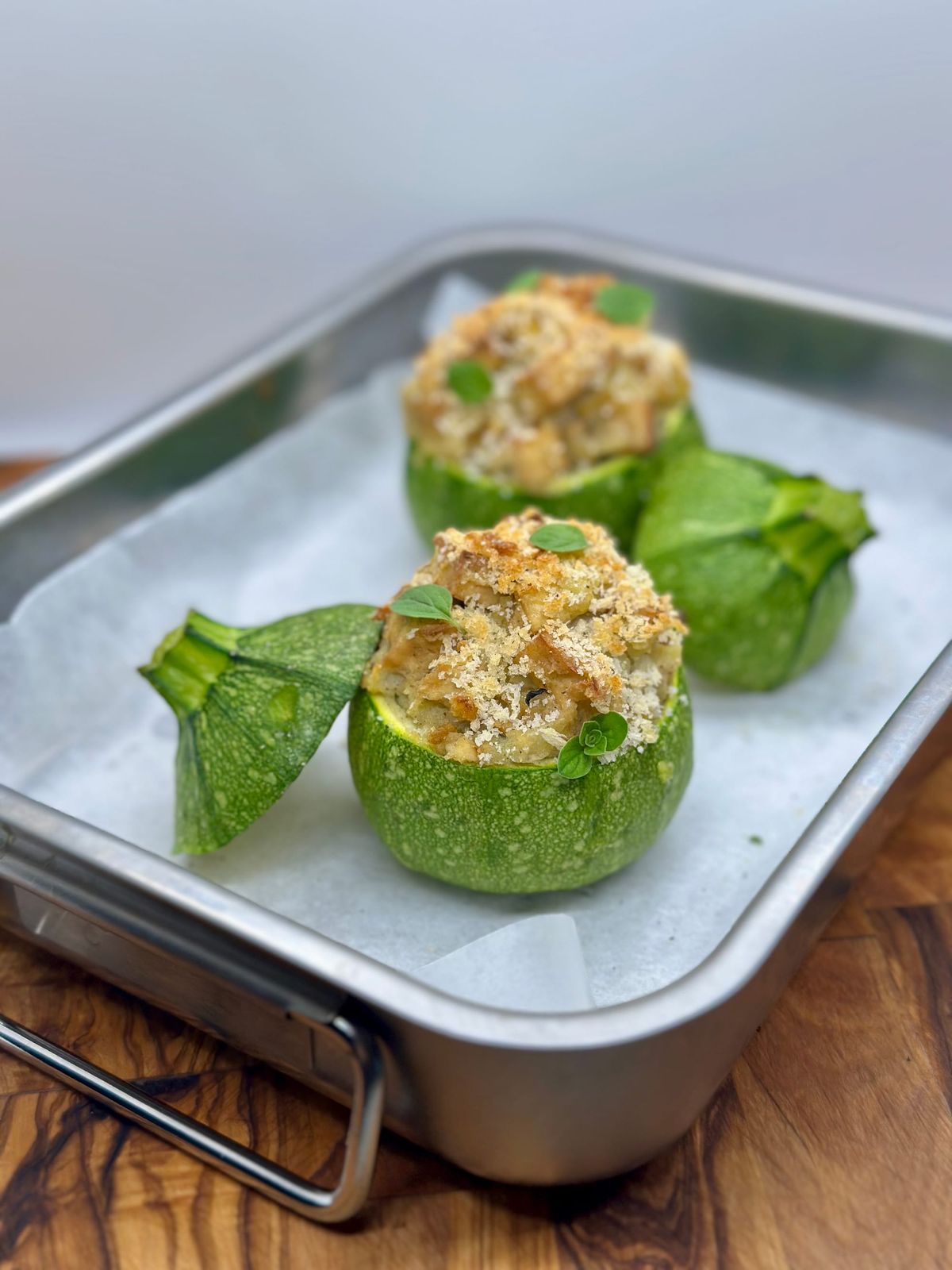 Zucchine ripiene 2.0 Vegan