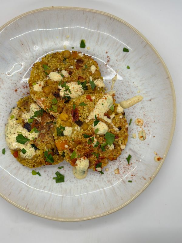 Cous Cous Burger con ceci