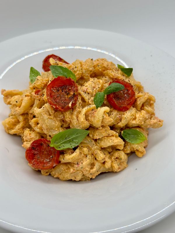 Pasta con Ricotta e Pomodorini Arrosto