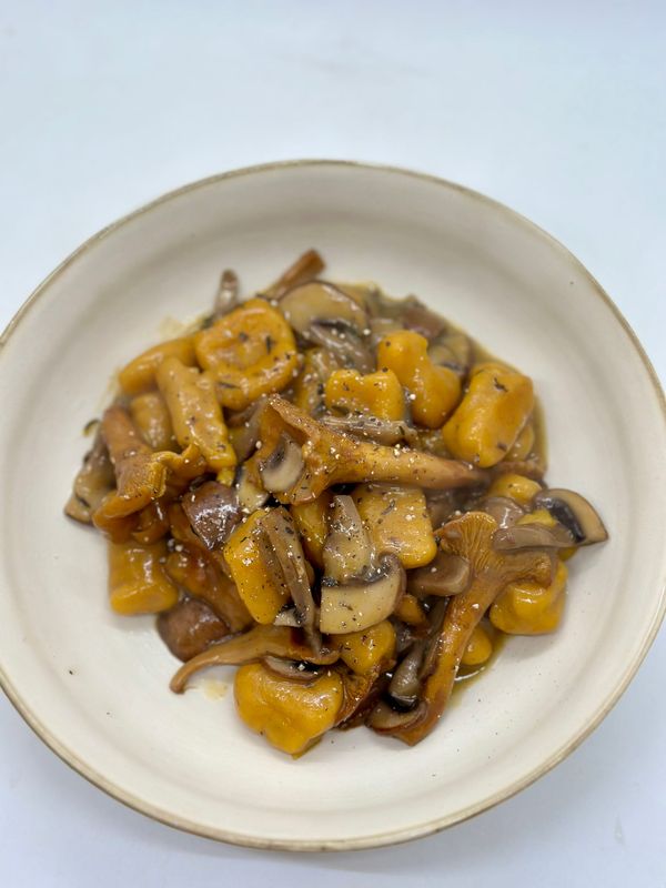 Gnocchi di zucca ai Funghi