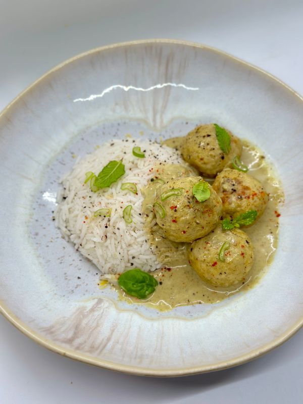 Polpette di Pollo al Curry
