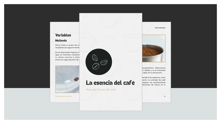 Imágenes del ebook “La esencia del café”. Encontrá el link de descarga al final del post.