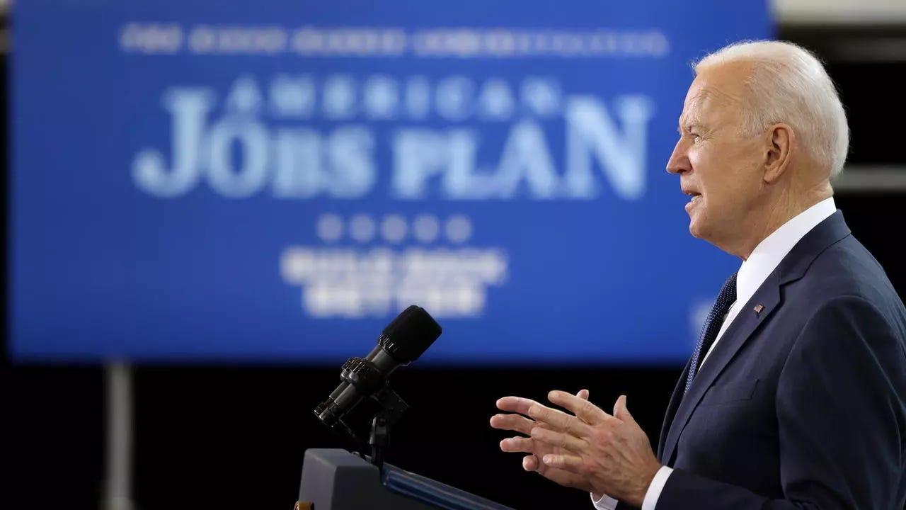 Biden outlines 'once-in-a-generation' plan to revamp US infrastructure