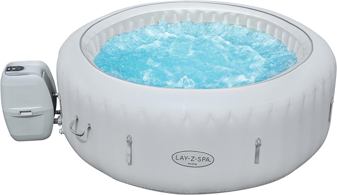 4. Lazy Z SPA Paris Hot Tub with Built in LED