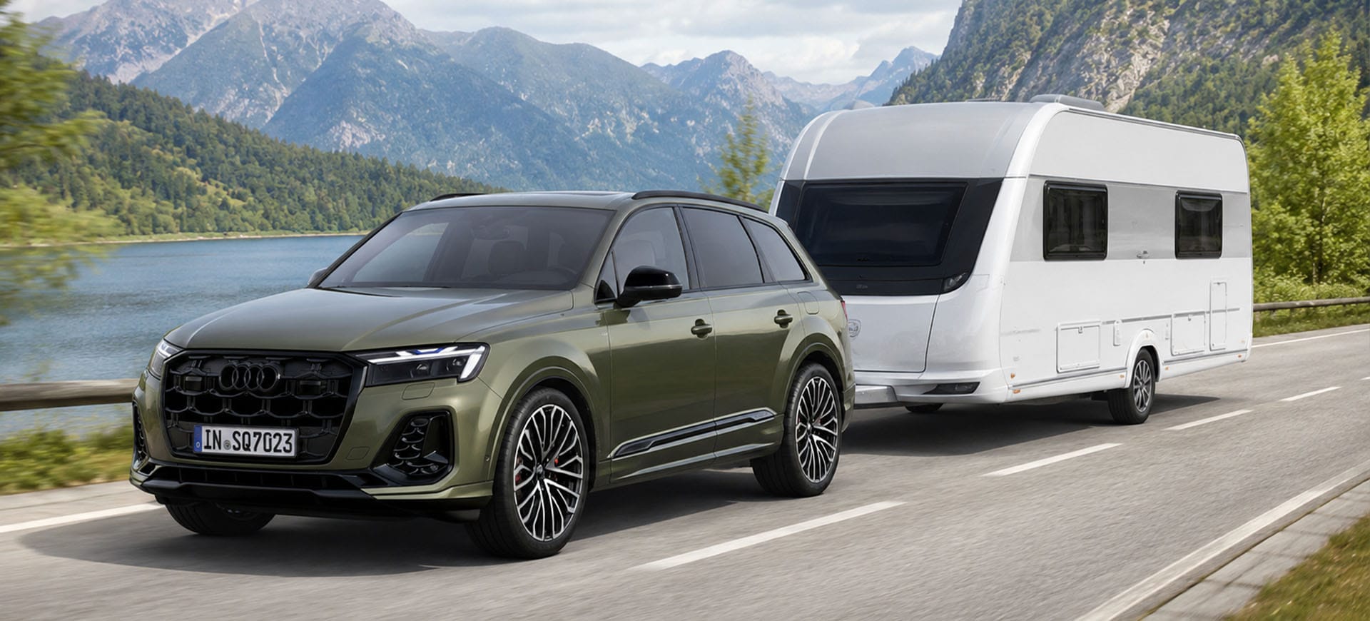 Audi Q7 quattro SUV zevenzitter caravantrekker