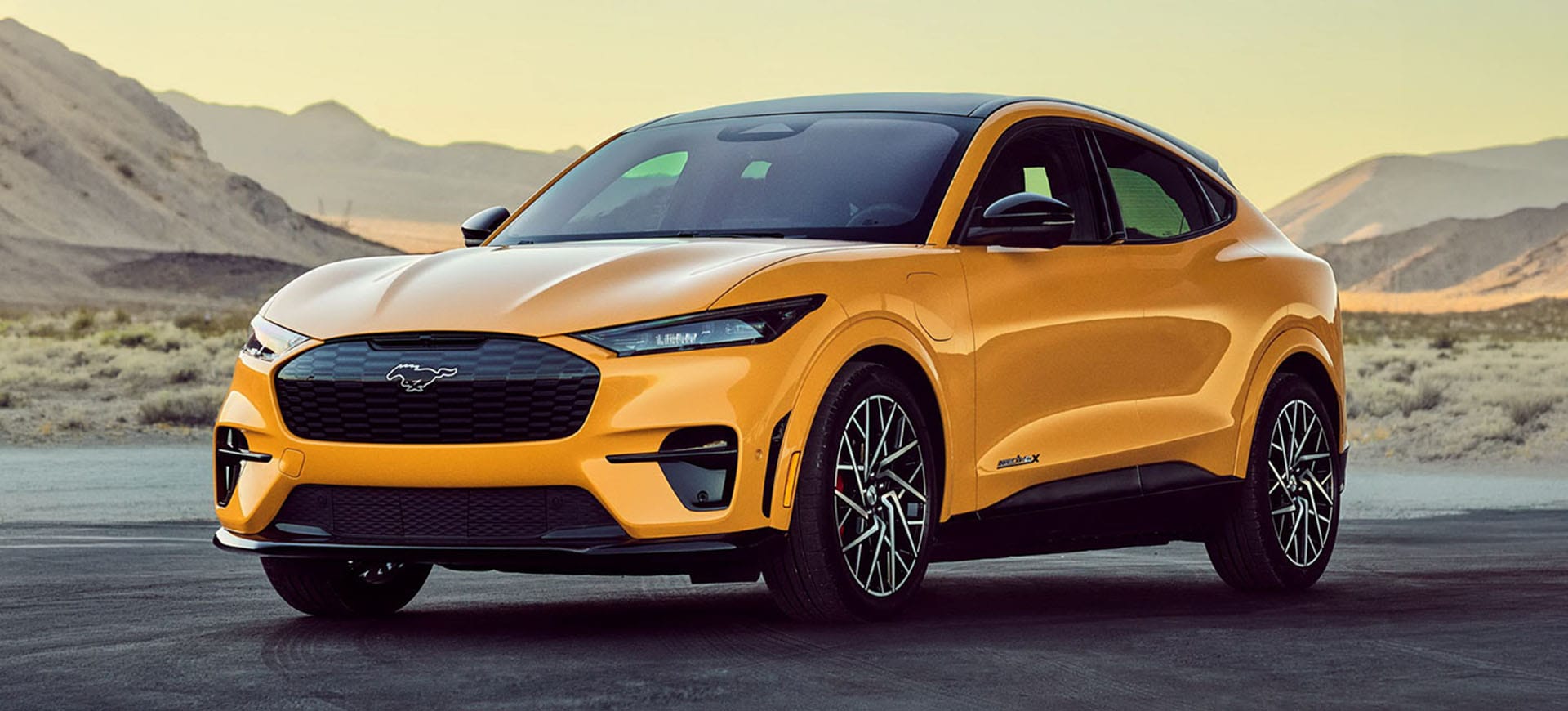 Ford Mustang Mach-E elektrische SUV voorkant