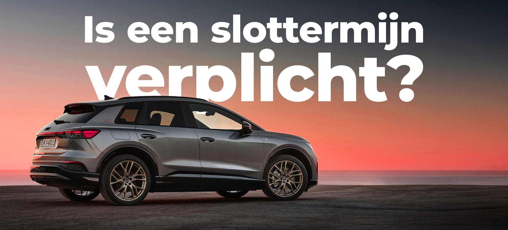 Financial lease slottermijn verplicht?