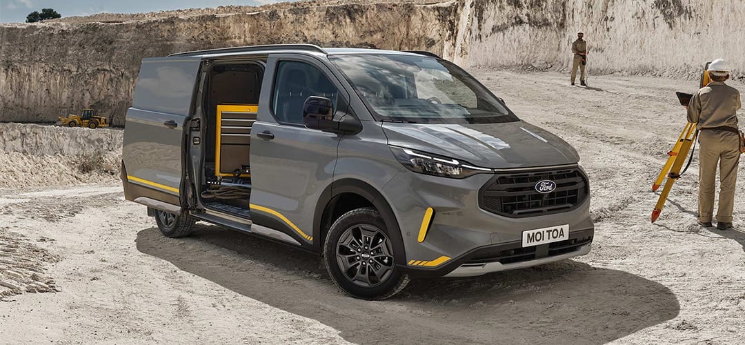 Ford Transit Custom bestelauto laadruimte