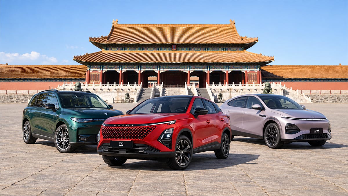 Chinese elektrische auto's om te leasen in 2026 naast elkaar
