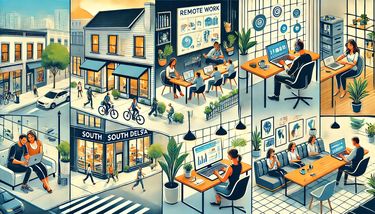 The Rise of Remote Work: Impacts on Local Businesses in South Delta