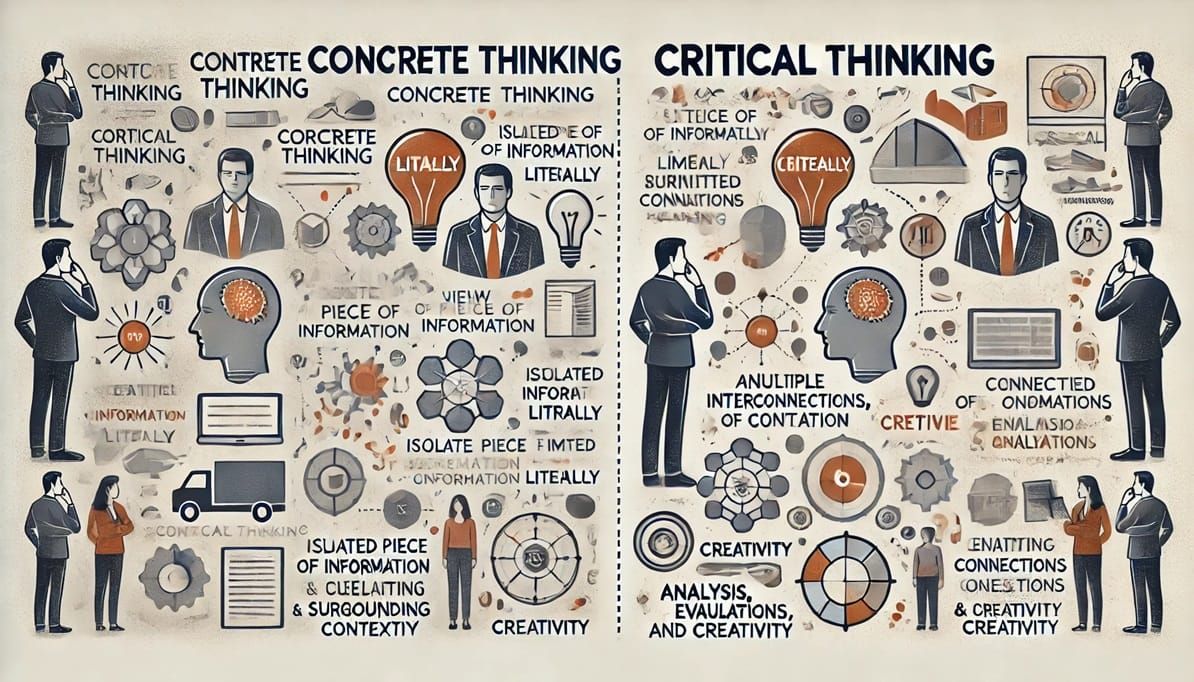 Concrete Thinking vs. Critical Thinking