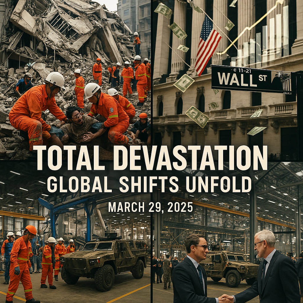 Total Devastation: Earthquake Hits Asia | EU Military Business Booms | Wall Street Bonuses
