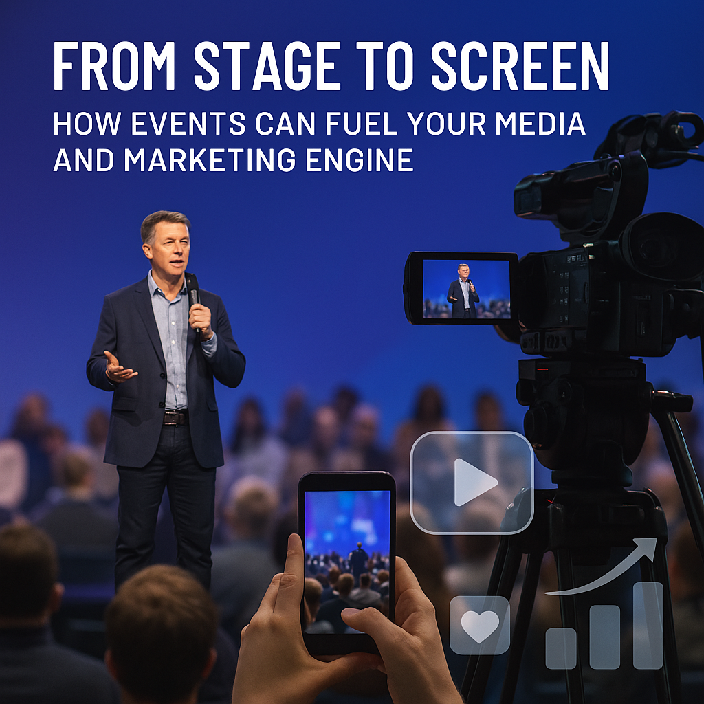 From Stage to Screen: How Events Can Fuel Your Media and Marketing Engine