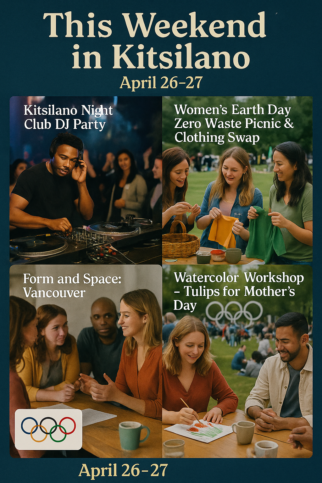 Exciting Weekend Events in Kitsilano: Dance Parties, Earth Day Celebrations, Art Workshops, and More!
