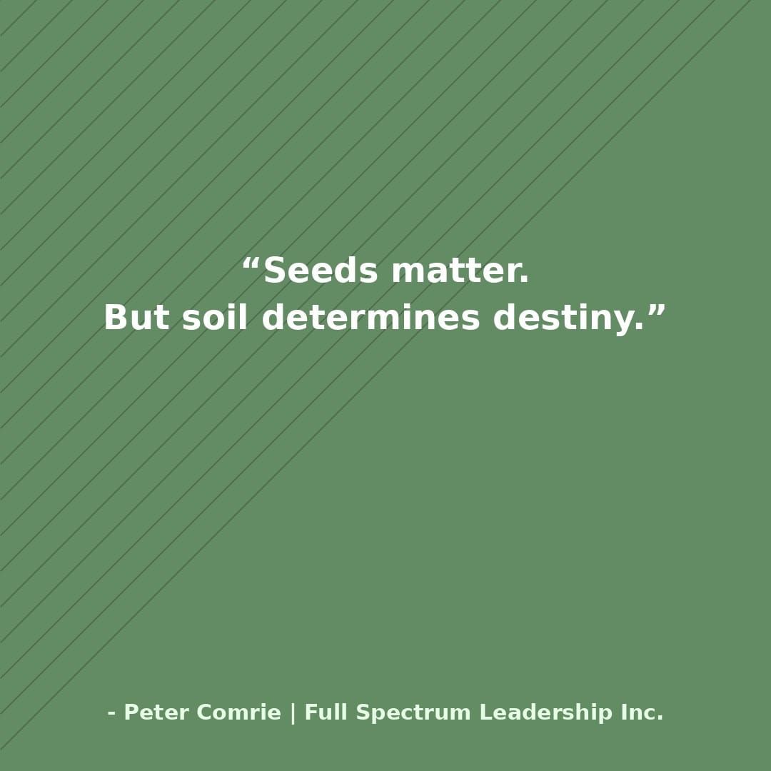 The Soil Matters