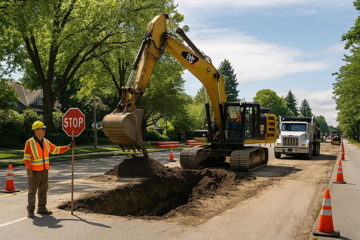 Upgrades in Motion: Infrastructure Overhaul on 16th & King Edward Avenues