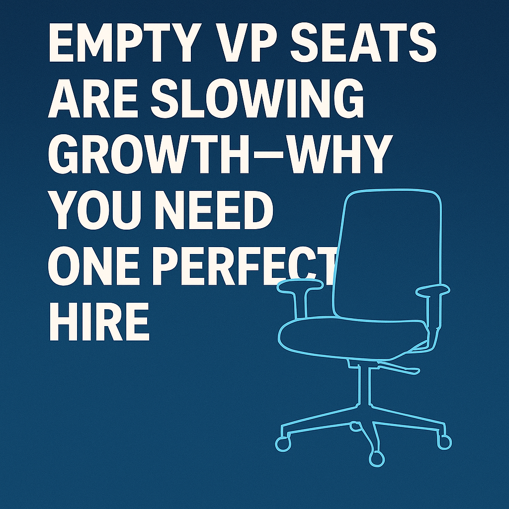 Empty VP Seats Are Slowing Growth—Why You Need One Perfect Hire