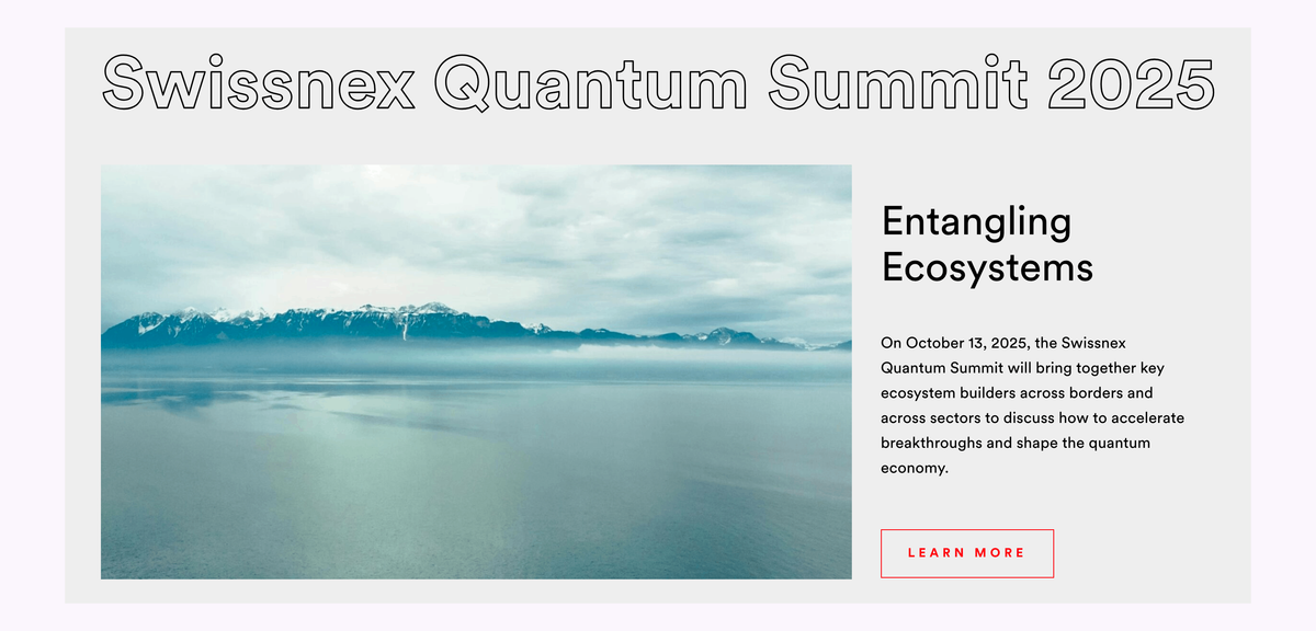 Building Global Bridges in Quantum Tech in Switzerland