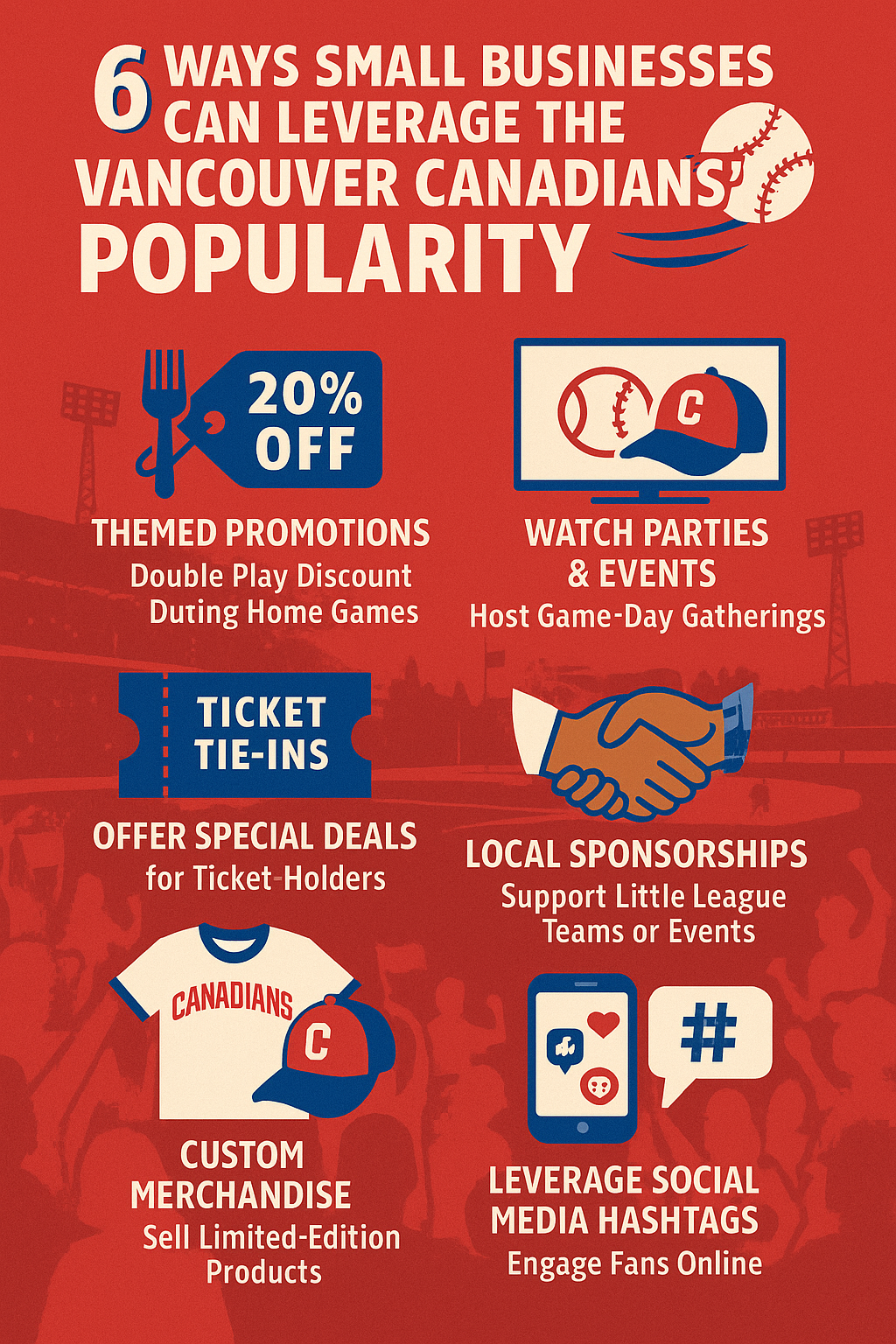 💡 Get in the Game: 6 Ways Small Businesses Can Leverage the Vancouver Canadians’ Popularity