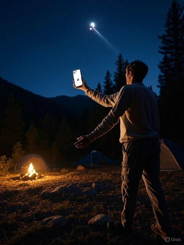 iPhone Satellites Invade Your Camping Trip