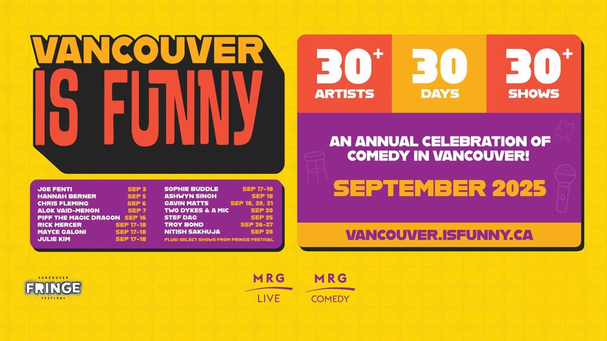 Vancouver's Comedy Month Takes Center Stage