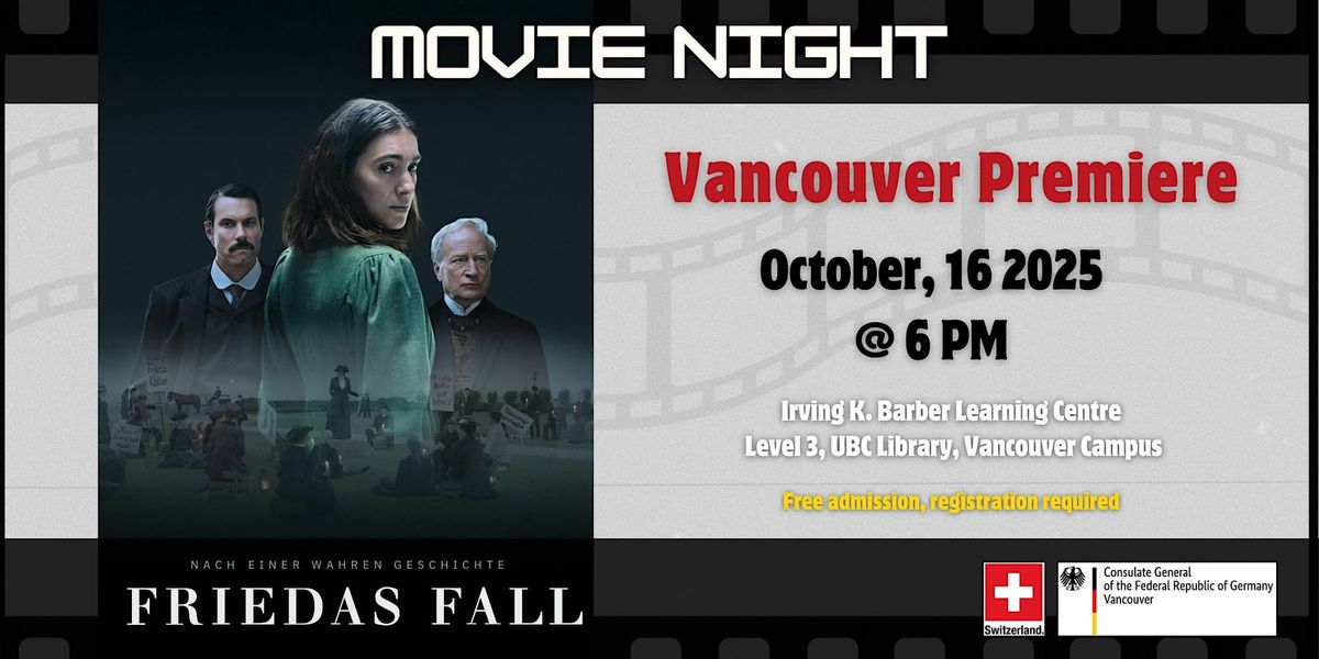 Award-Winning Swiss Drama Premieres Free at UBC