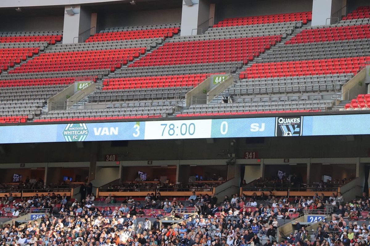 Whitecaps Expand Seating for Playoff Opener