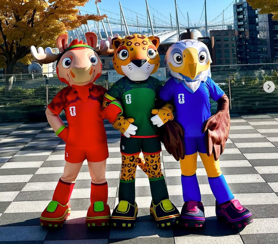 World Cup Mascots Touch Down in Vancouver